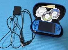 PlayStation Vita 本体 ブルー ブラック ソウルサクリファイス - メルカリ