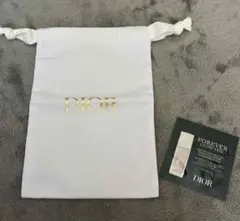 Dior ノベルティロゴ巾着袋とサンプルセット