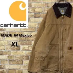 カーハート　メキシコ製　ダック地　リッジコート　ジャケット　裏ボア　C61　XL