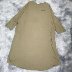 YE LiBARE【F】ロンTワンピース　カーキ　フリーサイズ　少し厚手