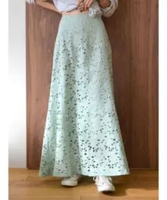 アングリット カットワークレーススカート