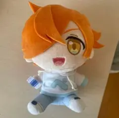 オレンジ髪のキャラクター ぬいぐるみ