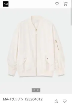 PLST MA-1ブルゾン Mサイズ　中綿なし
