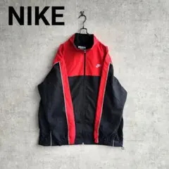 ナイキ　NIKE　ビッグサイズ　刺繍ロゴ　ナイロンジャケット　一点物　古着