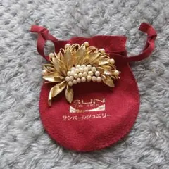 パールブローチ　ヴィンテージ　エレガント