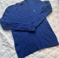Ralph Lauren ニットVネック L ポロ　ラルフローレン　セーター