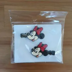 ミニーマウス ヘアクリップ 2個セット