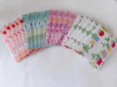 니코니코 프렌즈 패턴 미니 봉투, 20매, 핸드메이드, 보너스 케이스