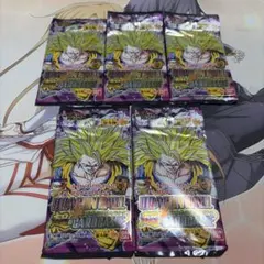 ドラゴンボールスーパーカードゲーム超 第4弾 未開封パック 5パック