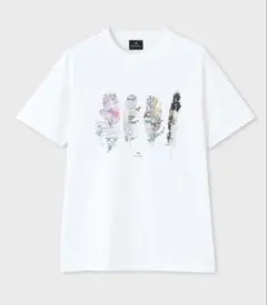 フォーフェザー　プリントTシャツ　カットソー　Paul Smith ポールスミス フォーフェザー プリントTシャツ カットソー Paul Smith ポールスミス