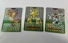 ポケモンカード ホログラム3枚セット　カイリキー　フーディン　ファイヤー