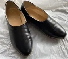 フラット 革靴