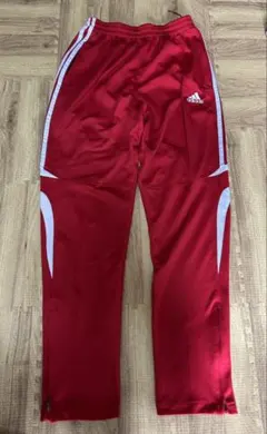 adidas 赤 ジャージパンツ