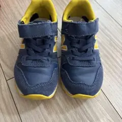 New Balance 373ネイビー/イエロー スニーカー17cm