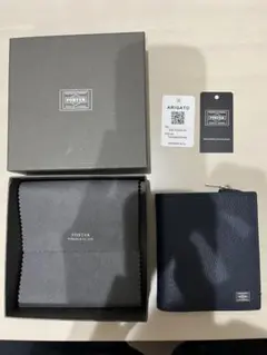 PORTER 二つ折り財布 ネイビー　エイブル　美品