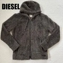 y2k archive DIESEL レザーパッチ ダメージ加工 パーカー 赤 y2k archive DIESEL レザーパッチ ダメージ加工 パーカー 赤