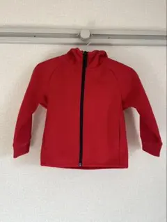 UNIQLO ドライストレッチスウェットパーカー　100サイズ　レッド