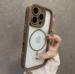 iPhone 15 Pro マグセーフケース ブラウン