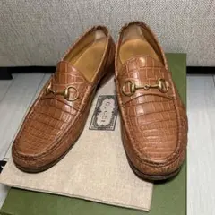 GUCCI クロコダイルレザー ローファー 9