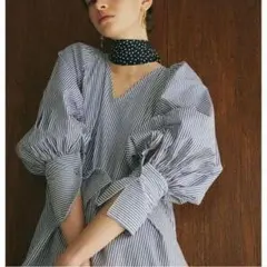 エリン グリーンレーベル ユナイテッドアローズ ギャザー ふっくら袖 ブラウス