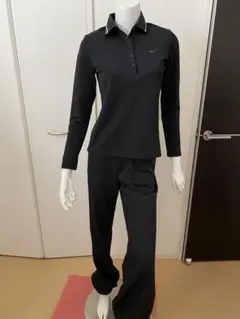 Nike 長袖ポロシャツ ブラック