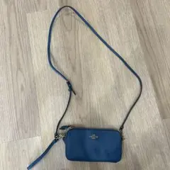 COACH コーチ ショルダーバッグ ブルー