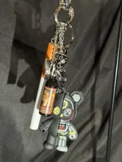 カラビナ付き キーホルダー ストリート アメカジ
