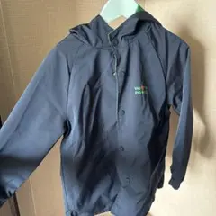 両面着用！フード付きジャケット ネイビー グリーン120