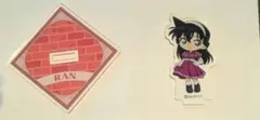 毛利蘭　ミニアクリルスタンド　レトロ　ミニキャラ　コナンカフェ
