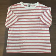 URBAN RESEARCH DOORS Tシャツ 120サイズ 白赤ストライプ