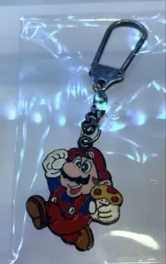 当時物☆希少 スーパーマリオ マリオ キーホルダー　金属製