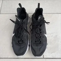 美品❗️NIKE React Element 55 ブラック ホワイト　27cm