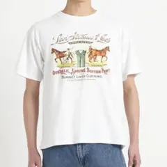 【1回着用美品】LEVI'S(リーバイス)ヴィンテージ グラフィックTシャツ白L