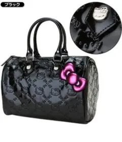 【激レア】 新品 Loungefly サンリオ キティ コラボ エナメル バッグ