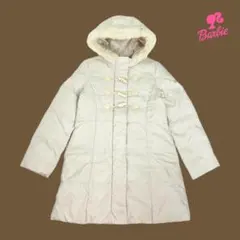 00T573☆ Barbie ロング ダウンコート ジャケット アウター 防寒