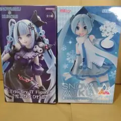 初音ミク　雪ミク クロミ フィギュアセット