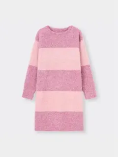 GU もこもこフィールラウンジワンピース ピンク XL