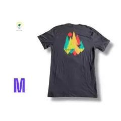 【最終価格】CANVAS アート ロゴ 両面 プリント 半袖 Tシャツ M
