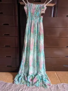 花柄キャミワンピース