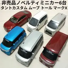 非売品カラーサンプル車ミニカー6台セットタントカスタムムーブトールマークXトヨタのサムネイル