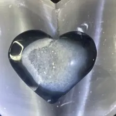 オニキス瑪瑙♡ジオード♡ハート型