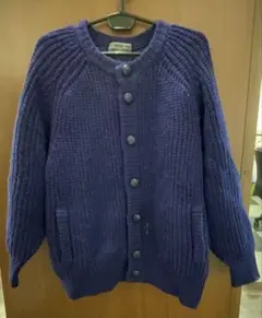 e5 Christian Diorダークパープル ニットカーディガン