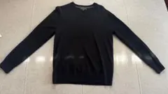 BANANA REPUBLIC Vネックセーター M ブラック