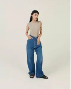 リムアーク Middle straight blue denim 38サイズ - メルカリ