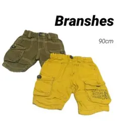 【USED】ブランシェス/Branshes ハーフパンツ 半ズボン 90cm