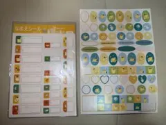 ポムポムプリン　名前シール　平成レトロ　サンリオ　2000 1999