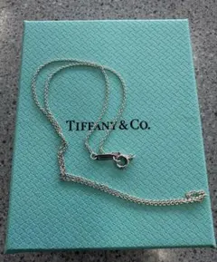 現行品Tiffanyティファニー　ネックレスチェーン　Ag925 40cm 現行品Tiffanyティファニー ネックレスチェーン Ag925 40cm - メルカリ