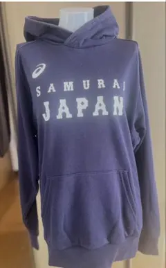 WBC 侍ジャパン 侍JAPAN しまむら パーカー Mサイズ 紺 ネイビー