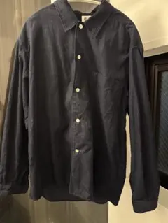 ［BEAUTY YOUTH］ネイビー コーデュロイシャツ