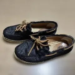 最終値下げ　UGG 24㎝　デッキシューズ　黒